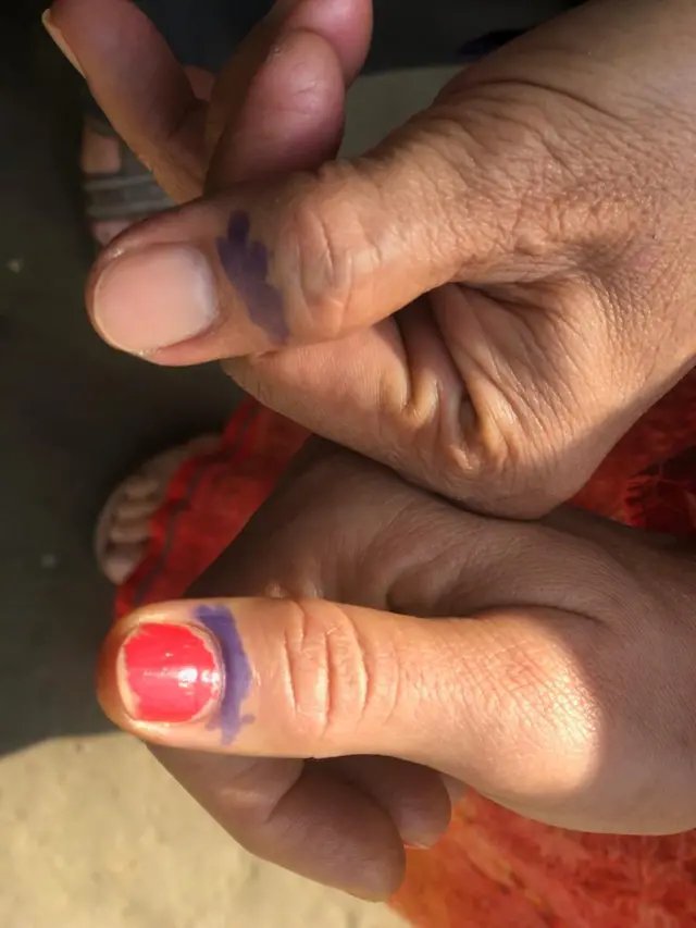 ভোটপ্রদানের ছবি