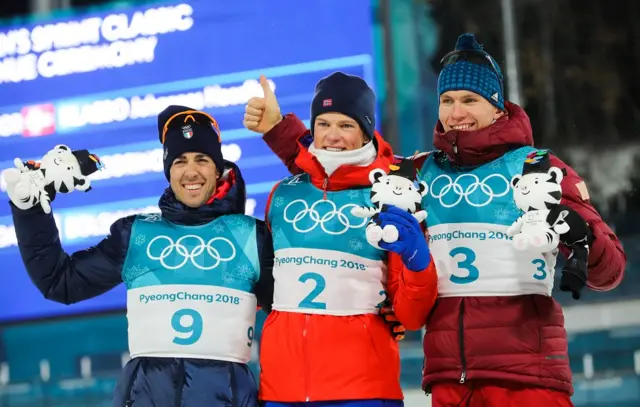 Большунов с призерами
