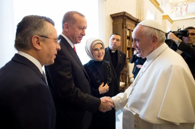 البابا وإردوغان