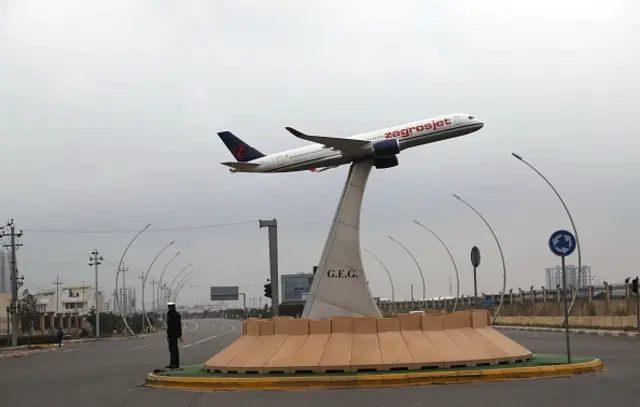 ساحة مطار أربيل الدولي