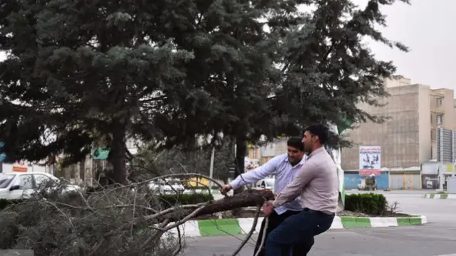 طوفان در اورمیه