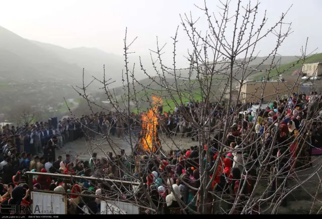 جشن نوروزی در روستای ژنین