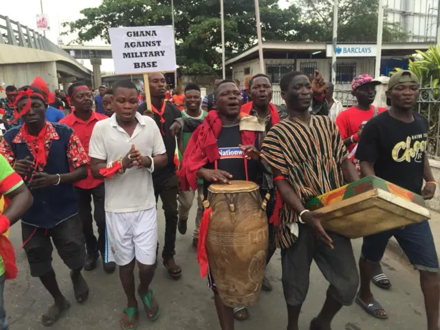 ghana protest