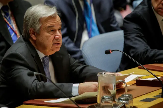 BM Genel Sekreteri Antonio Guterres
