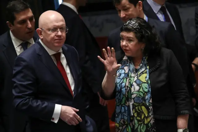 Rusya ve İngiltere'nin BM Büyükelçileri