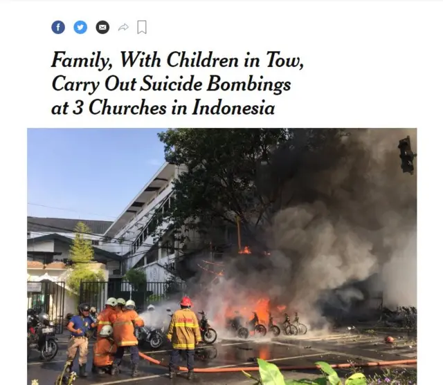 Serangan bom di Surabaya