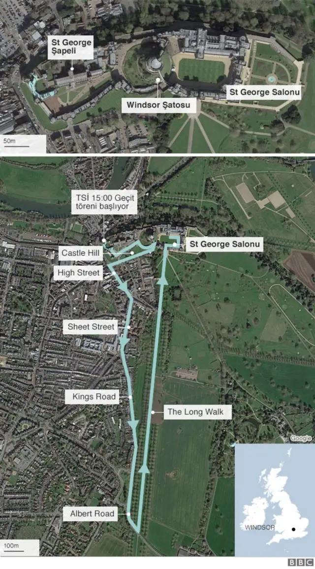 Windsor sokaklarında dolaşacak.