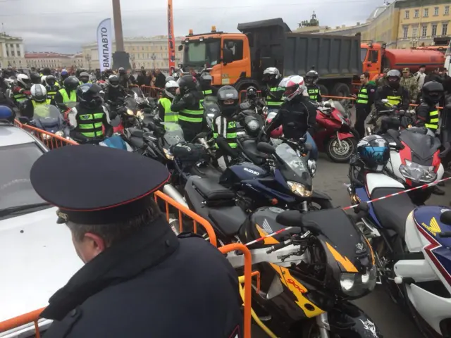 Перекрытие на Дворцовой площади