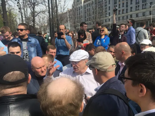 Жириновский на Пушкинской площади