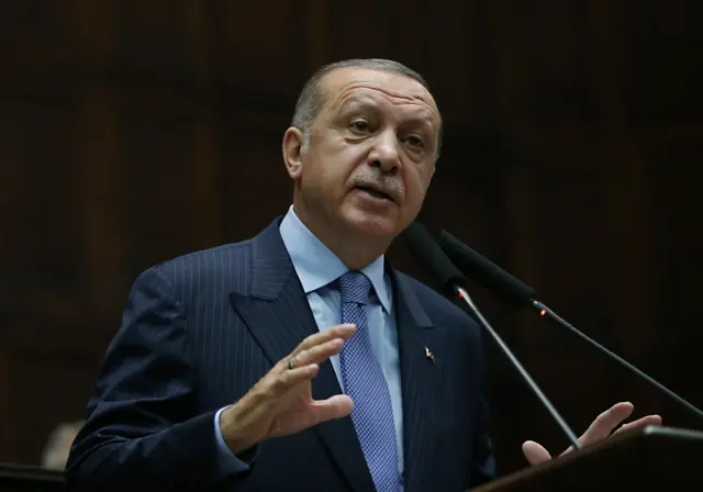 الرئيس التركي رجب طيب أردوغان