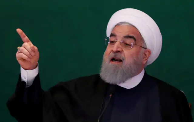 الرئيس الإيراني حسن روحاني