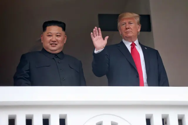 Kim, Trump