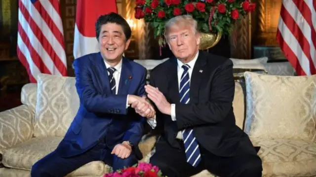 安倍晉三與特朗普
