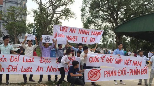 Vietnam, bieu tinh