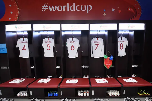 غرفة ملابس منتخب البرتغال
