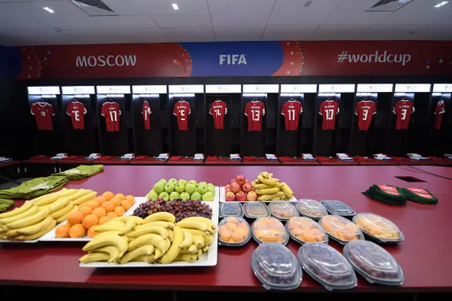 غرفة ملابس منتخب المغرب