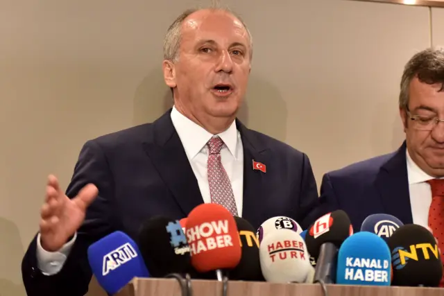 CHP'nin cumhurbaşkanı adayı Muharrem İnce