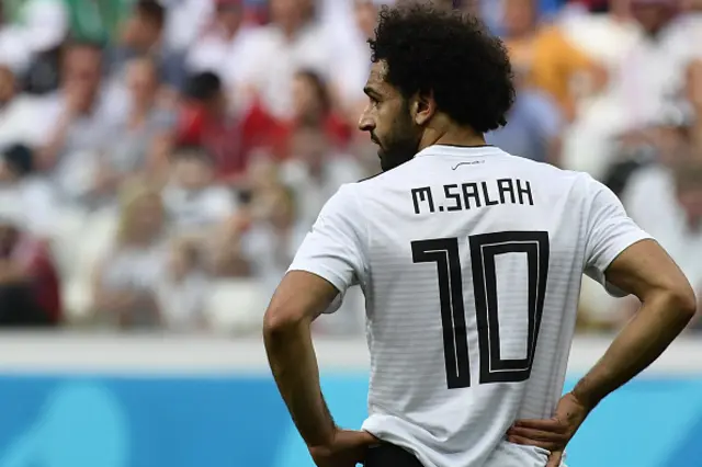 محمد صلاح يفوز بجائزة أفضل لاعب في مواجهة السعودية ومصر