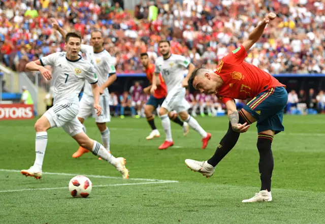 تسديدة إسبانية