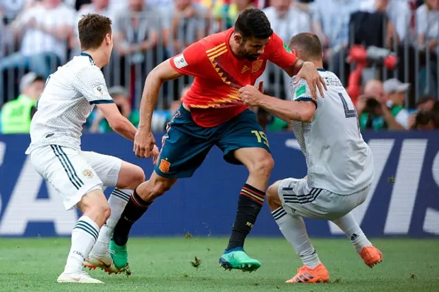 لعب المنتخب الروسي بطريقة دفاعية منضبطة أحبطت الهجوم الإسباني