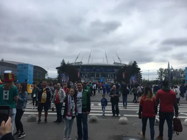 Болельщики в Санкт-Петербурге