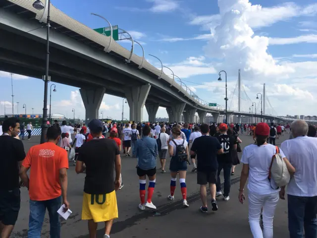 болельщики