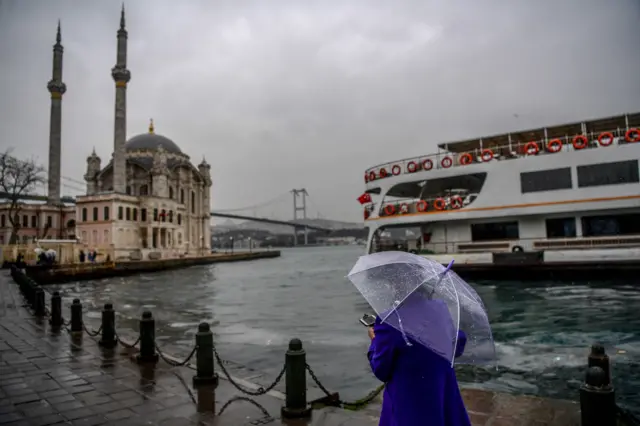 İstanbul'da yağmur