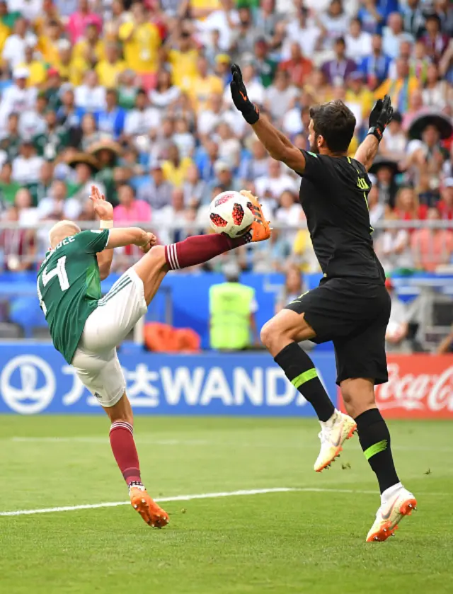 لقطة مميزة من الشوط الأول