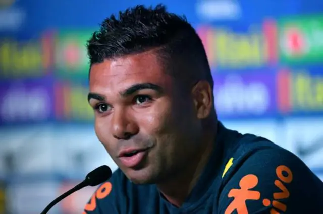 لاعب خط وسط ريال مدريد البرازيلي كاسميرو