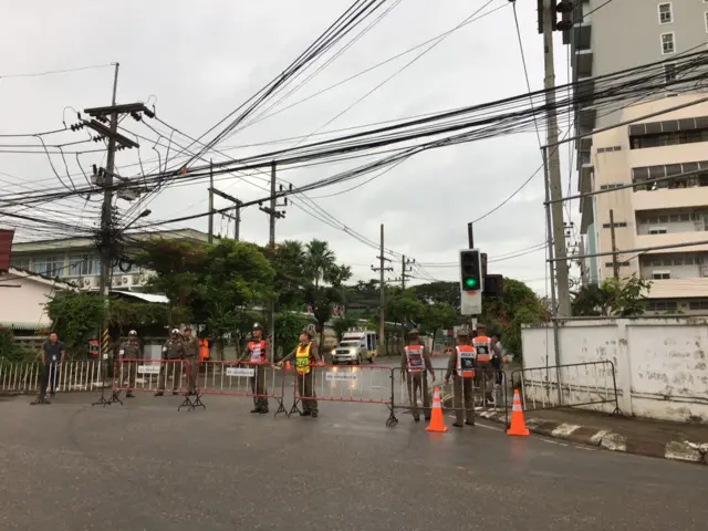 บรรยากาศบริเวณโรงพยาบาล