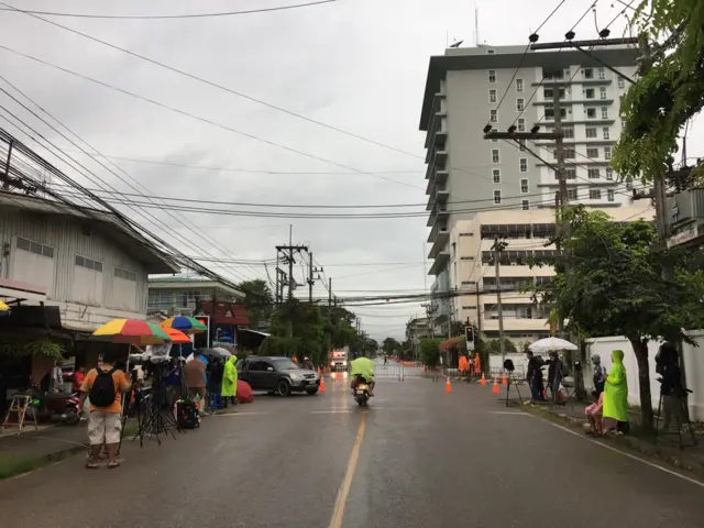 บรรยากาศบริเวณโรงพยาบาล