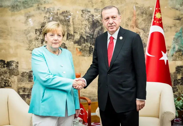 merkel ve erdoğan