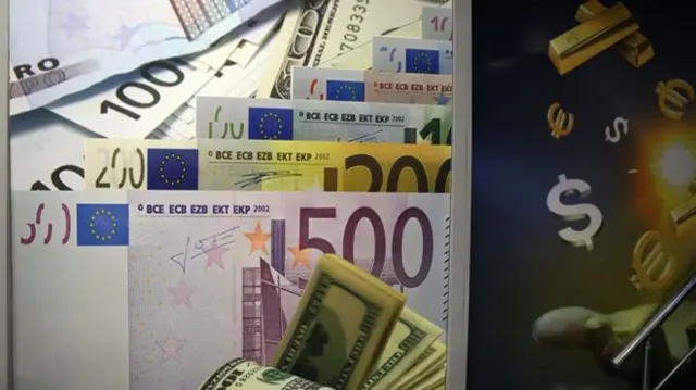 euro, dolar