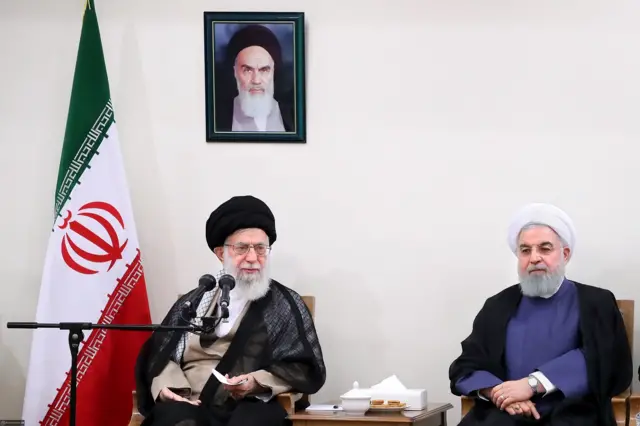 روحانی و خامنه‌ای