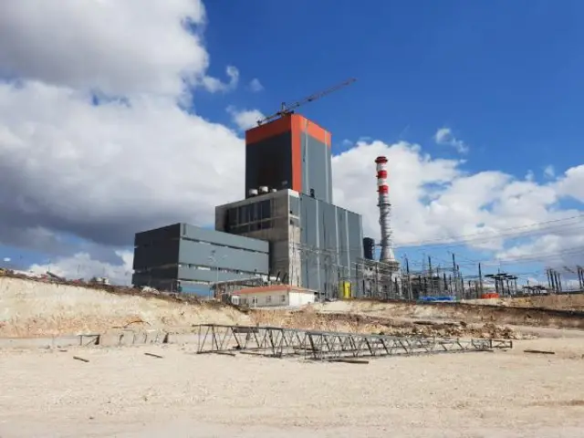 Çanakkale'deki termik santralde çıkan yangın