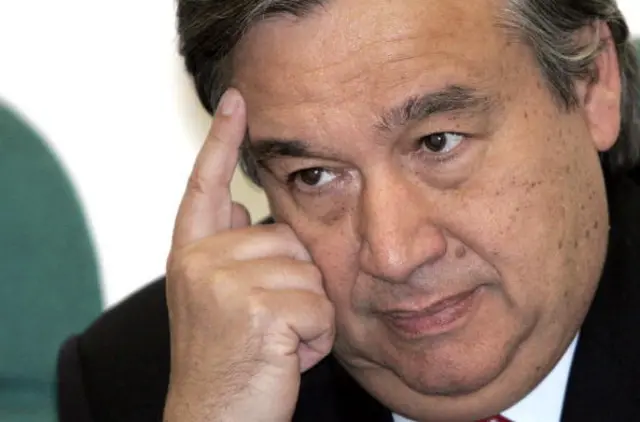 Le Secrétaire général de l’ONU, Antonio Guterres