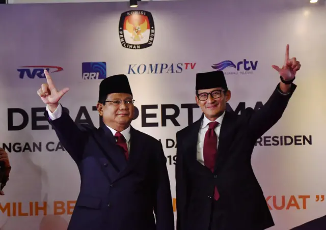 Prabowo Subianto dan Sandiaga Uno