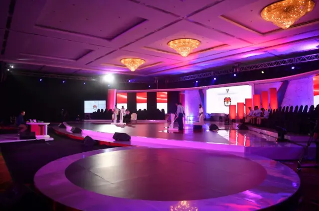 Gladi bersih debat pertama Pilpres