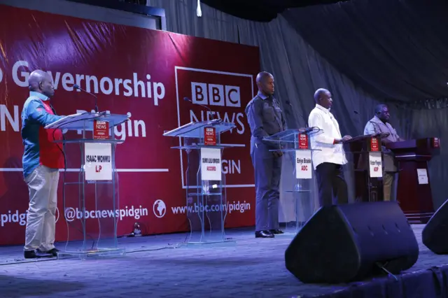 Candidates for stage