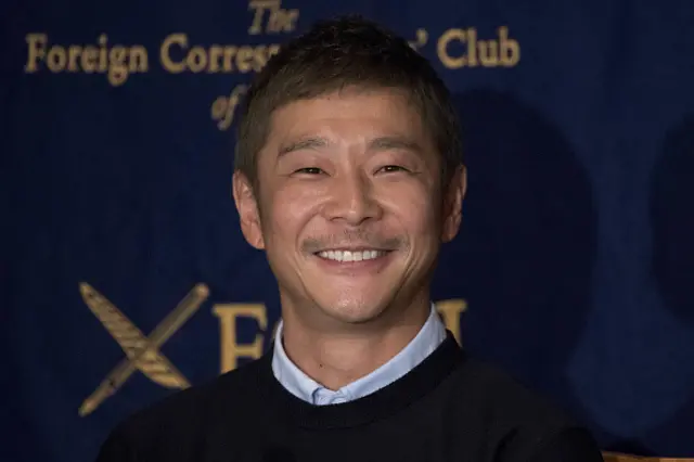 Le milliardaire japonais Yusaku Maezawa