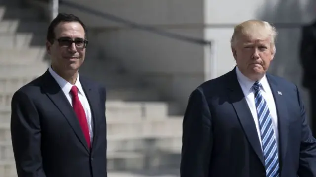 Mnuchin ve Trump