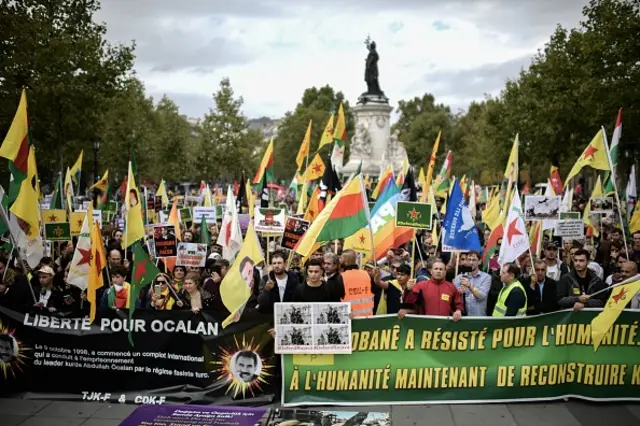 Paris'te protesto