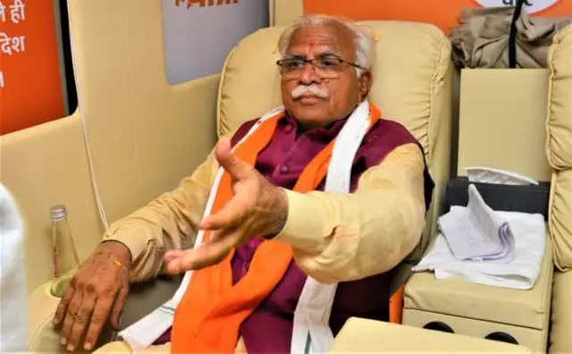 ஹரியாணா முதலமைச்சர் மனோகர் லால் கட்டர்