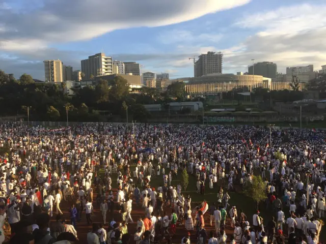 Hirmaattota Irreecha Finfinnee