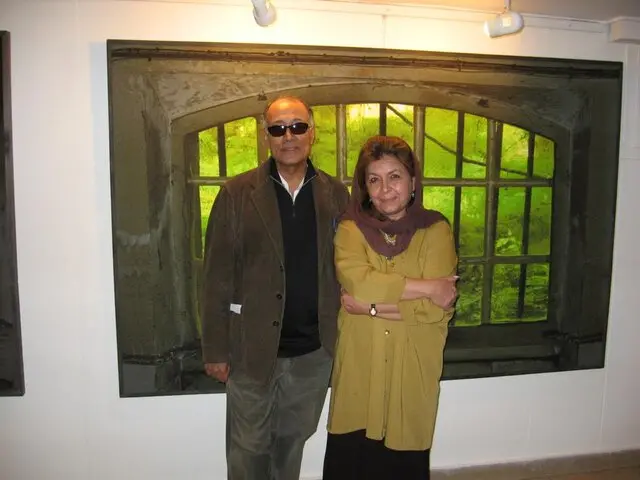 عباس کیارستمی و لیلی گلستان