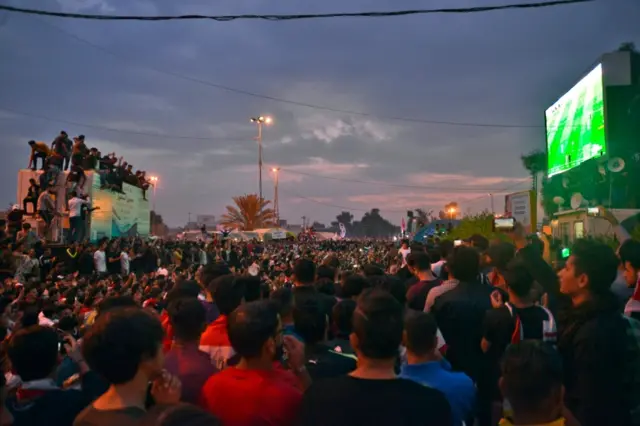 بازی ایران عراق در شهر نجف