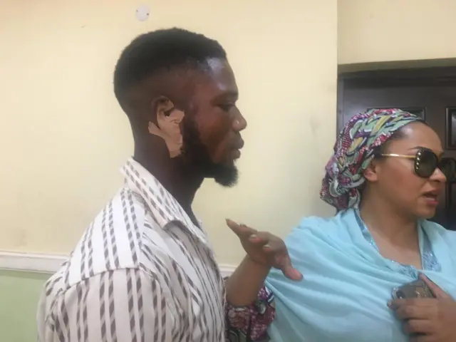 Natasha Akpoti da wani wakilin jam'iyyar SDP