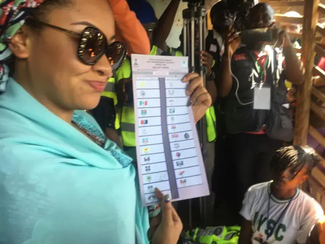 Natasha don finally vote