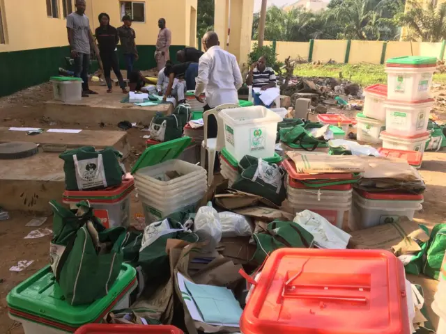 Ọkan lara ibudo idibo kika