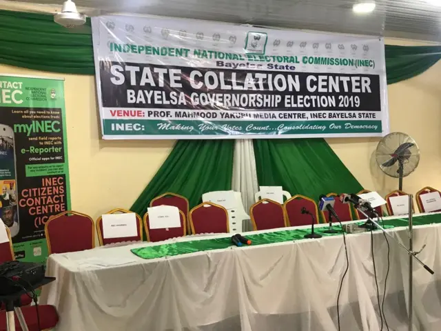 Collation centre for Bayelsa govnorship election